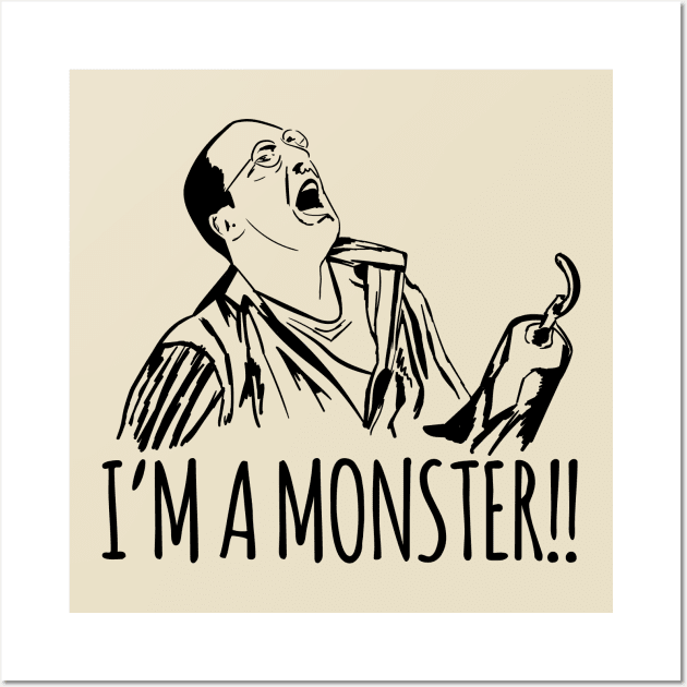 Buster Bluth - I'm a Monster! Wall Art by Meta Cortex